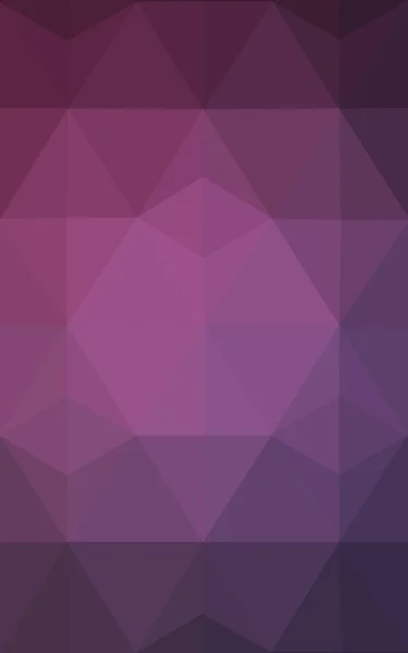 深粉红色多边形设计模式，三角形和梯度的折纸样式组成的. — 图库照片