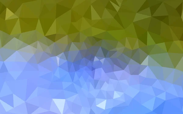 Multicolor verde, azul padrão de design poligonal, que consistem em triângulos e gradiente no estilo origami . —  Vetores de Stock