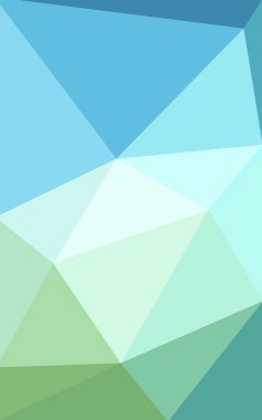 Üçgenler ve degrade origami tarzı oluşur çok renkli yeşil, mavi köşeli tasarım deseni.