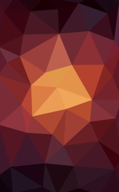 Üçgenler ve degrade origami tarzı oluşur koyu kırmızı köşeli tasarım deseni