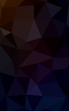 Üçgenler ve degrade origami tarzı oluşur koyu kırmızı köşeli tasarım deseni