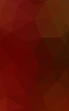 Üçgenler ve degrade origami tarzı oluşur koyu kırmızı köşeli tasarım deseni