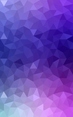 Üçgenler ve degrade origami tarzı oluşur çok renkli pembe, mavi köşeli tasarım deseni.