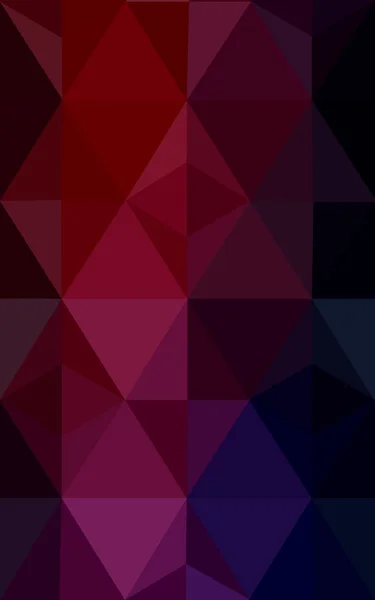 Multicolor dark pink, red, orange polygonal design pattern, which consist of triangles and gradient in origami style.