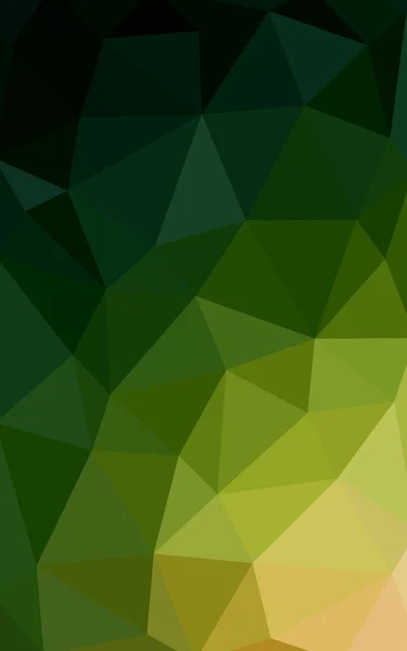 Tmavě zelená, červená polygonální návrhový vzor, skládá z trojúhelníků a gradient v origami stylu — Stock fotografie