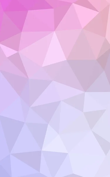 三角形と折り紙スタイルの勾配から成っているライト パープル ピンク多角形デザイン パターン — ストック写真
