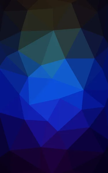 Dark blue, green polygonal design pattern,which consist of triangles and gradient in origami style