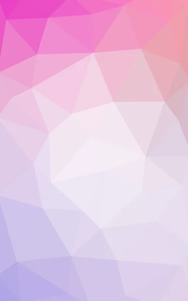 Світло-фіолетово-рожевий багатокутний візерунок дизайну, який складається з трикутників і градієнта в стилі орігамі — стокове фото