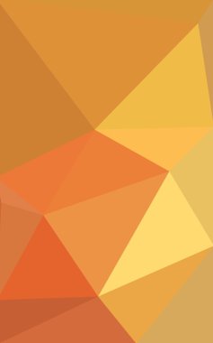 Degrade, arka planda origami stil ve üçgen oluşur turuncu poligonal desen.