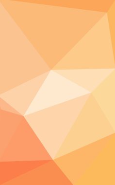Degrade, arka planda origami stil ve üçgen oluşur turuncu poligonal desen.