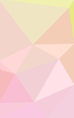 Degrade, arka planda origami stil ve üçgen oluşur turuncu poligonal desen.