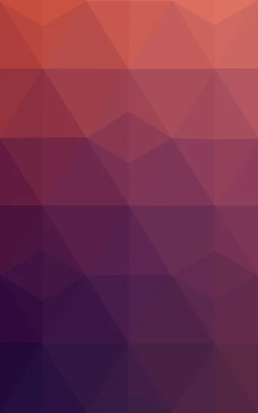 Πολύχρωμη σκούρο ροζ, κόκκινο, πορτοκαλί πολυγωνικό design pattern, που αποτελείται από τρίγωνα και κλίση στο στυλ του origami. — Φωτογραφία Αρχείου