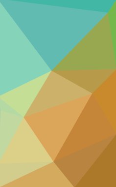 Üçgenler ve degrade origami tarzı oluşur çok renkli yeşil, mavi köşeli tasarım deseni.