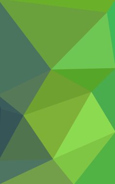 Üçgenler ve degrade origami tarzı oluşur çok renkli yeşil, mavi köşeli tasarım deseni.