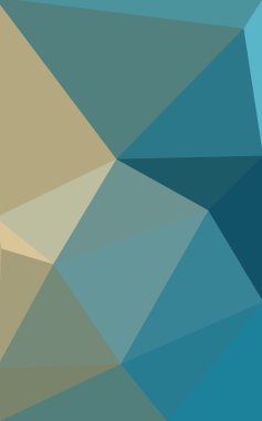 Üçgenler ve degrade origami tarzı oluşur çok renkli mavi, sarı, turuncu poligonal tasarım deseni.