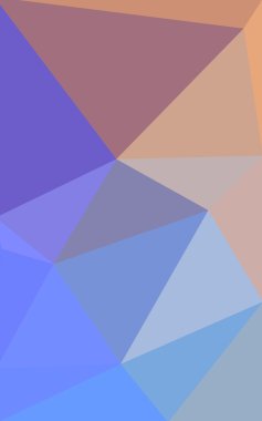 Üçgenler ve degrade origami tarzı oluşur çok renkli mavi, sarı, turuncu poligonal tasarım deseni.