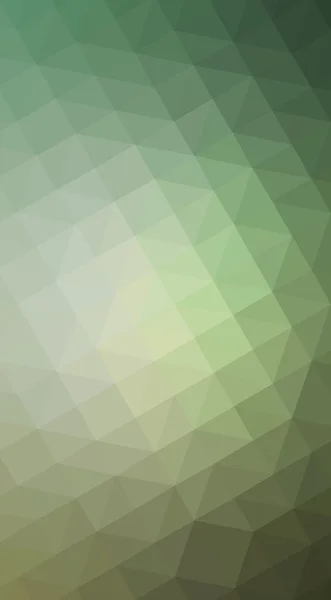 緑の多角形の設計図では、三角形から成っています。 — ストック写真