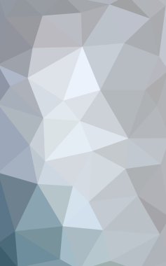 Üçgenler ve degrade origami tarzında oluşan ışık gri köşeli tasarım deseni