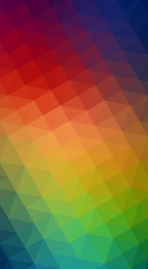 Oluşan çok renkli koyu poligonal tasarım illüstrasyon 