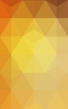 Degrade, arka planda origami stil ve üçgen oluşur turuncu poligonal desen.