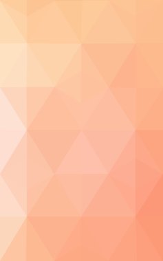 Degrade, arka planda origami stil ve üçgen oluşur turuncu poligonal desen.