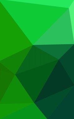 Üçgenler ve degrade origami tarzı oluşur koyu yeşil köşeli tasarım deseni.