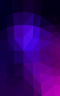 Üçgenler ve degrade origami tarzı oluşur koyu pembe, mavi köşeli tasarım deseni