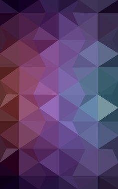 Üçgenler ve degrade origami tarzı oluşur çok renkli koyu pembe, yeşil köşeli tasarım deseni.