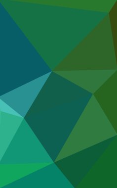 Üçgenler ve degrade origami tarzı oluşur koyu yeşil köşeli tasarım deseni.