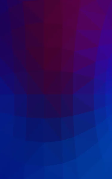 Dark pink, blue polygonal design pattern,which consist of triangles and gradient in origami style — Stock Photo, Image