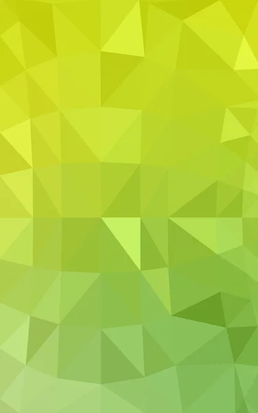 Light green-yellow polygonal design pattern,which consist of triangles and gradient in origami style