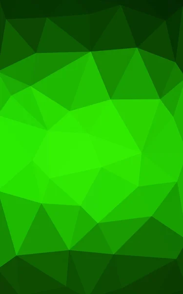 Світло-зелений багатокутний візерунок дизайну, який складається з трикутників і градієнта в стилі орігамі — стокове фото