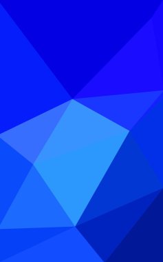 Üçgenler ve degrade origami tarzı oluşur mavi köşeli tasarım deseni.