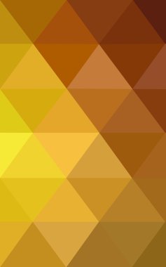 Degrade, arka planda origami stil ve üçgen oluşur turuncu poligonal desen.