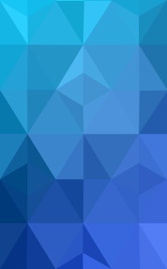 Üçgenler ve degrade origami tarzı oluşur mavi köşeli tasarım deseni.