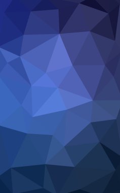 Üçgenler ve degrade origami tarzında oluşan ışık mavi köşeli tasarım deseni