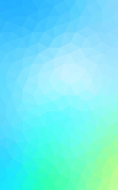 Üçgenler ve degrade origami tarzı oluşur çok renkli yeşil, mavi köşeli tasarım deseni.