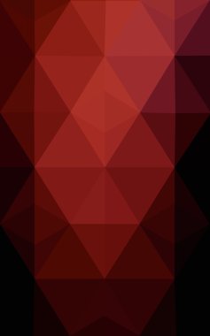Üçgenler ve degrade origami tarzı oluşur koyu kırmızı köşeli tasarım deseni.