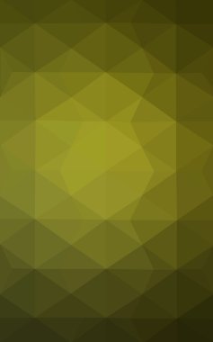 Üçgenler ve degrade origami tarzı oluşur yeşil köşeli tasarım deseni.