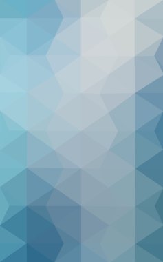 Üçgenler ve degrade origami tarzı oluşur mavi köşeli tasarım deseni.