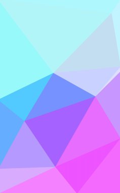 Üçgenler ve degrade origami tarzı oluşur çok renkli pembe, mavi köşeli tasarım deseni.