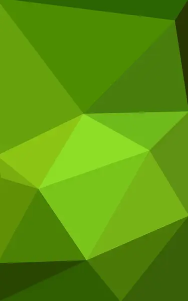 三角形と折り紙スタイルの勾配から成っている緑の多角形デザイン パターン. — ストック写真