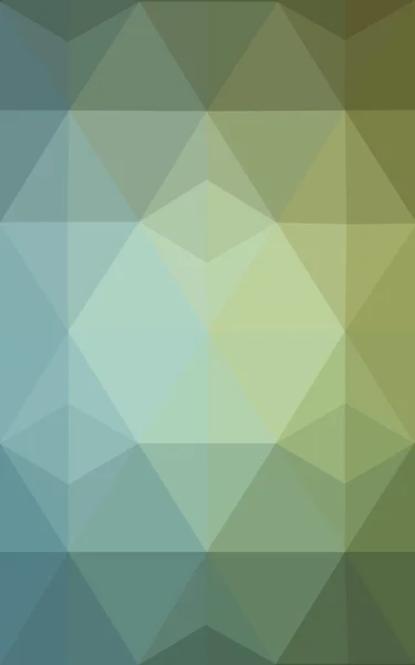 Многоцветный зеленый, синий многоугольный рисунок, состоящий из треугольников и градиента в стиле оригами . — стоковое фото