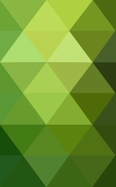 Green polygonal design pattern, which consist of triangles and gradient in origami style.