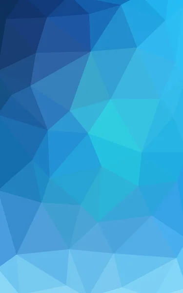 Light blue polygonal design pattern,which consist of triangles and gradient in origami style — Stock Photo, Image