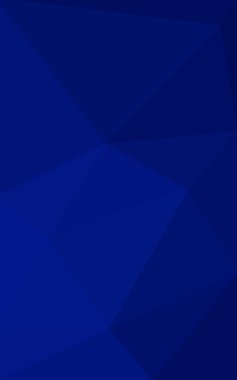 Üçgenler ve degrade origami tarzı oluşur koyu mavi köşeli tasarım deseni.