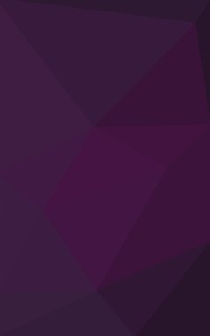 Üçgenler ve degrade origami tarzında oluşan koyu pembe poligonal tasarım deseni.