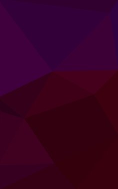 Üçgenler ve degrade origami tarzında oluşan koyu mor kenarlı tasarım deseni.