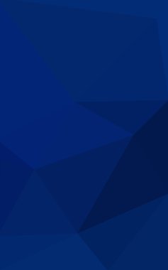 Üçgenler ve degrade origami tarzı oluşur koyu mavi köşeli tasarım deseni.