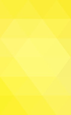 Üçgenler ve degrade origami tarzında oluşan sarı poligonal tasarım deseni.